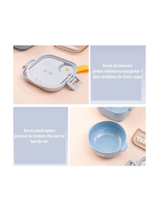 Lunchbox Kunststoff Blau 750ml 1Stück