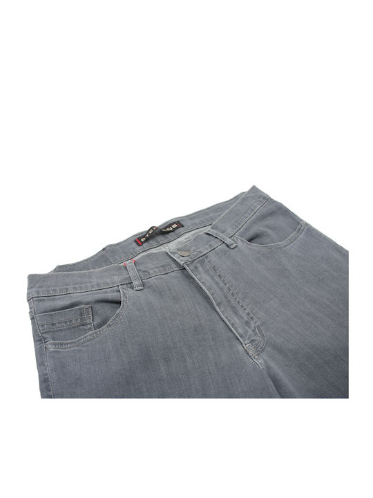 Stefansxxl Men's Trousers Elastic in Regular Fit Gray