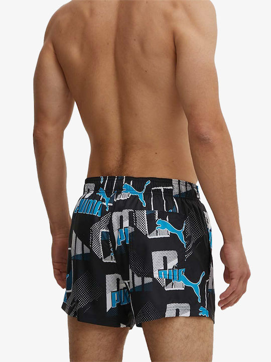 Puma Men's Swimwear Shorts Blue Combo with Patterns