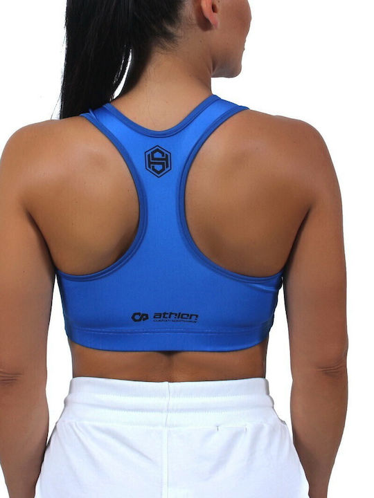 Dri-Fit Damen Sport-BH Blau mit Futter