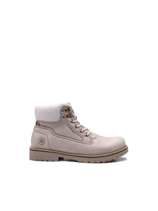 Runners Damen Knöchelstiefel Beige