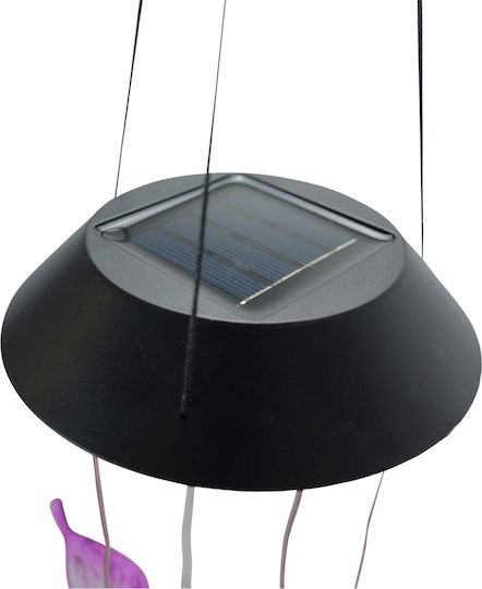 Uncle George Κρεμαστό Φωτιστικό Μαύρο LED με Πολύχρωμο RGB Φωτισμό