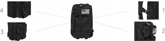 Military Pouch Shoulderbags Black 30lt