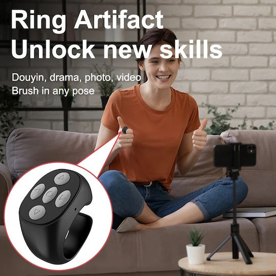 Selfie Controller Bluetooth Black