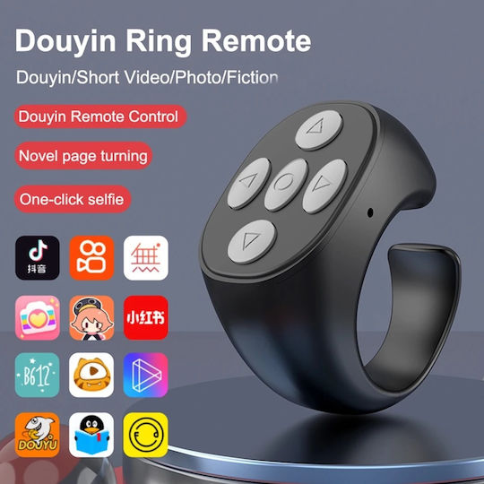 Selfie Controller Bluetooth Black