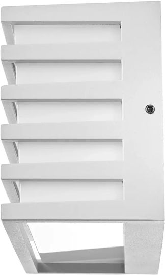 Стенно Външно Осветително Тяло LED 12W с Естествено бяло Светлина