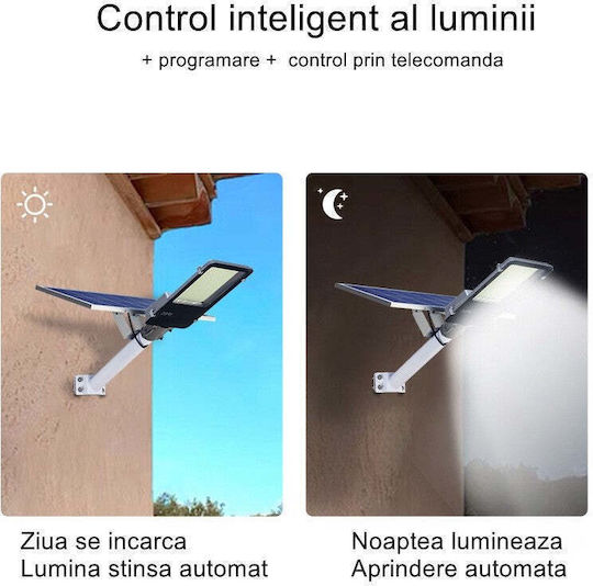 Ηλιακό Φωτιστικό Δρόμου 500W με Αισθητήρα Κίνησης IP65 49.5x21x9εκ.