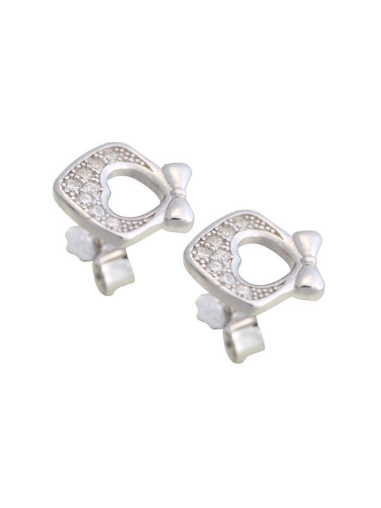 925 Silver Bow Earrings