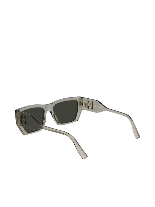Karl Lagerfeld Women's Sunglasses with Gray Plastic Frame and Gray Lens KL6123S-275