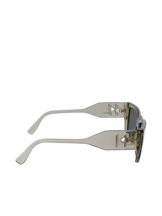 Karl Lagerfeld Women's Sunglasses with Gray Plastic Frame and Gray Lens KL6123S-275