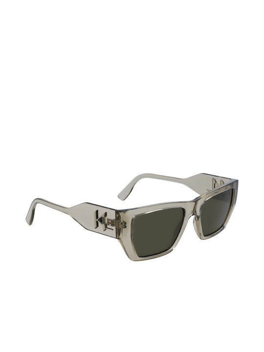 Karl Lagerfeld Women's Sunglasses with Gray Plastic Frame and Gray Lens KL6123S-275