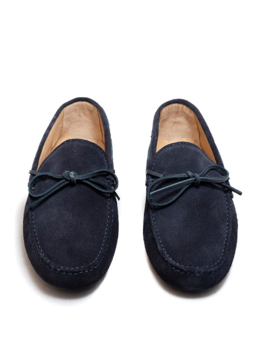 Sider Collection Men's Suede Moccasins Blue