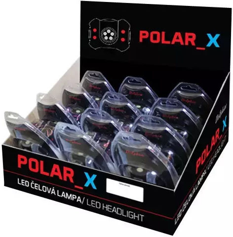 Delphin Lanternă Frontală LED Negru