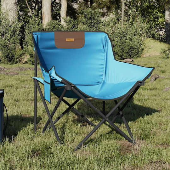 vidaXL Chair Beach Blue 59x54x67cm Set of 2pcs