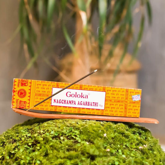 Nag Champa Agarbathi Goloka Räucherstäbchen 16g