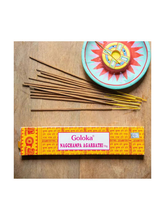 Αρωματικά Στικ Nag Champa Agarbathi Goloka Incense 16g