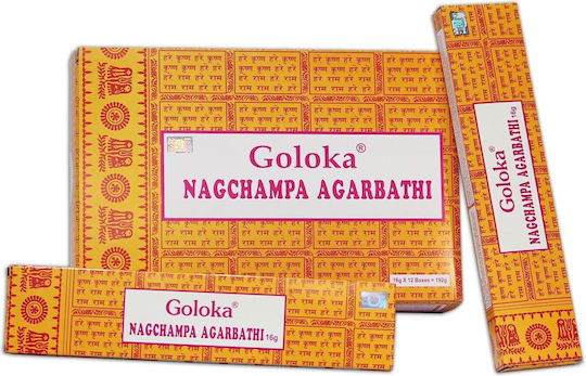 Nag Champa Agarbathi Goloka Räucherstäbchen 16g