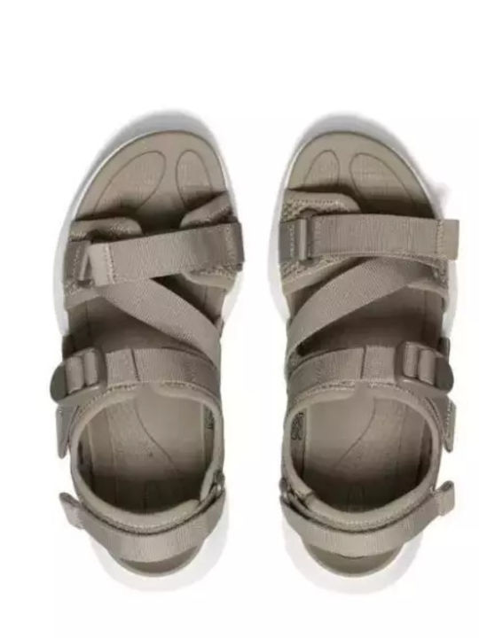 Women's Flat Sandals Sporty in Brown Color