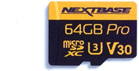 NextBase SDXC 64GB U3 V30 30MB/s Cu Adaptor