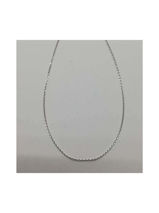 Ασημένια Αλυσίδα Λαιμού Μήκους 38cm