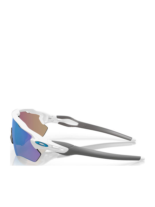 Oakley Radar Ev Path Bărbătești Ochelari de soare cu Alb Cadru și Albastru Oglindă Lentilă