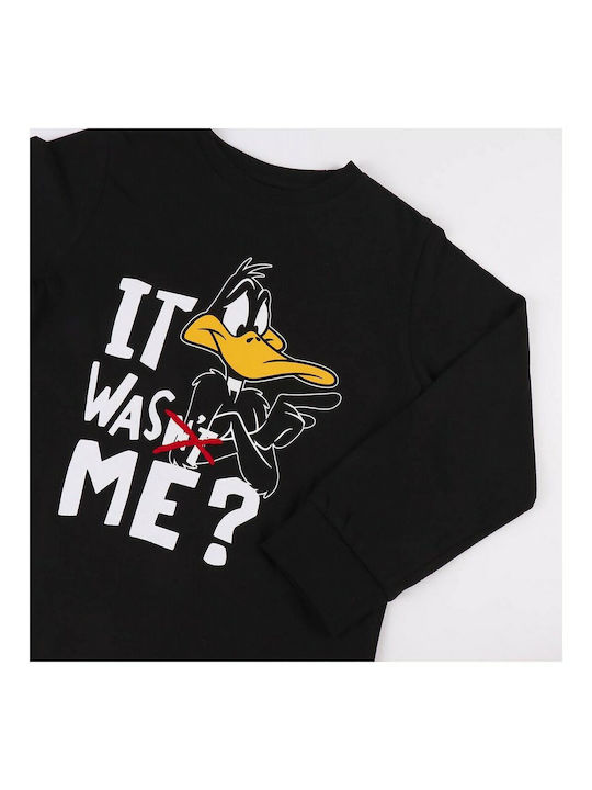 Looney Tunes Παιδική Πιτζάμα Μαύρο