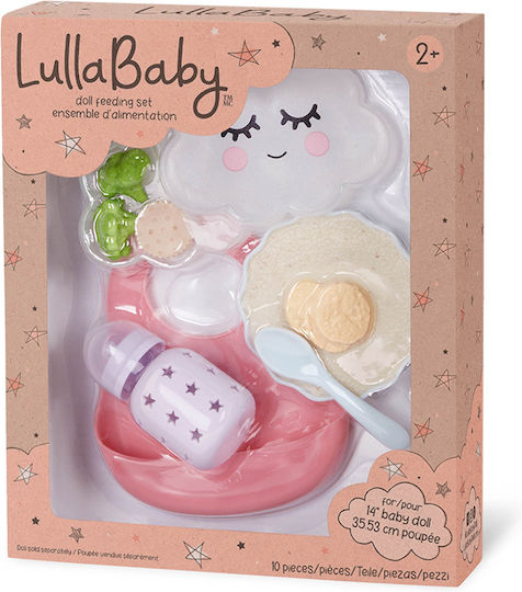 Doll Accessories Set 14" Battat Mealtime 10 Pieces