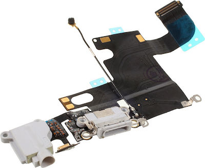 Flex Cable with Charging port in Black color for iPhone 6.