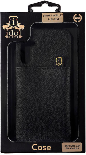 Idol 1991 Anti-rfid Wallet Δερμάτινο Μαύρο (Galaxy A54Oppo A54)