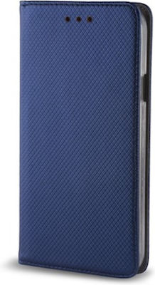 Smart Magnet Back Cover Plastic Navy Blue (Redmi 12 4G / Redmi 12 5G)