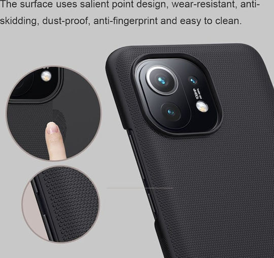 Nillkin Super Frosted Back Cover Πλαστικό Μαύρο (Xiaomi 11)