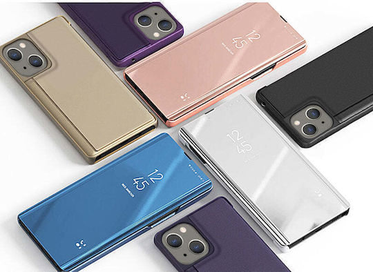 Powertech Книга Силикон Черно (iPhone 13)