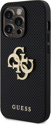 Guess 4g Glitter Back Cover Metallic Durable Black (iPhone 14 Pro Max)