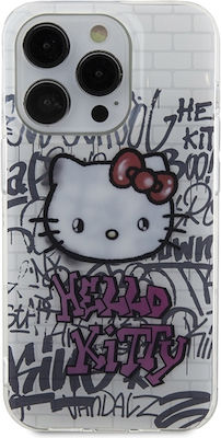 Hello Kitty Umschlag Rückseite Kunststoff Weiß (iPhone 15 Pro Max)