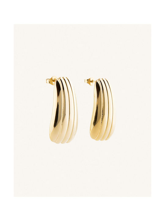 StanStefan Earrings made of Steel Gold Plated