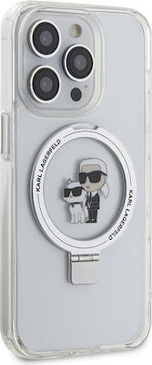 Karl Lagerfeld Karl&choupettte Back Cover Plastic White (iPhone 13 Pro Max)