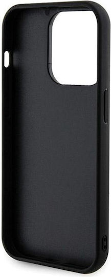 Guess Sequin Script Metal Back Cover Plastic Black (iPhone 13 Pro Max)