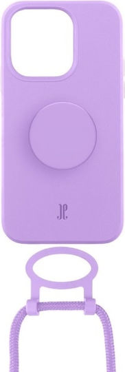 Just Elegance Popgrip Back Cover Silicone Lilac (iPhone 13 Pro Max)