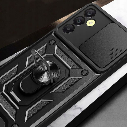 Tech-Protect Camshield Pro Back Cover Πλαστικό Μαύρο (Samsung Galaxy A15 4G / 5G)
