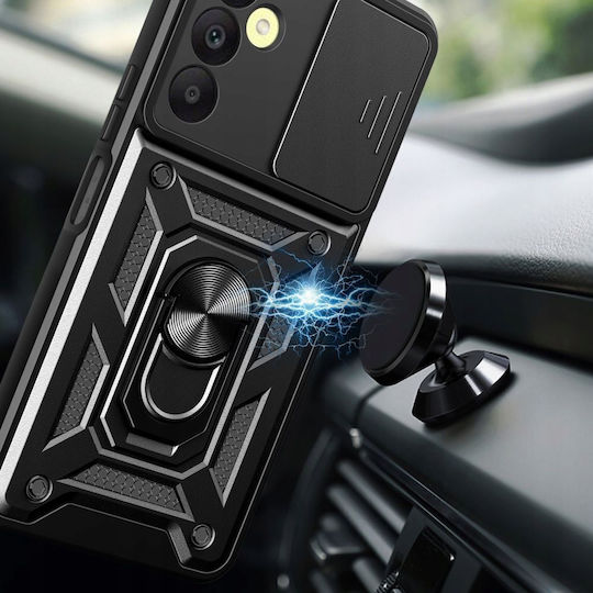 Tech-Protect Camshield Pro Back Cover Πλαστικό Μαύρο (Samsung Galaxy A15 4G / 5G)