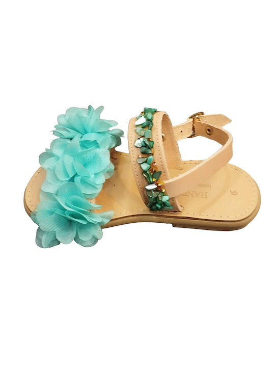 Katsenis Kids' Sandals Turquoise