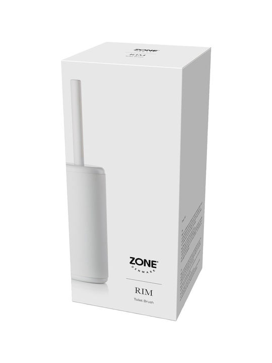 Zone Denmark Metallic Toilet Brush White