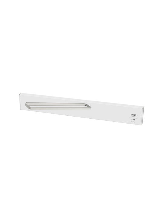 Zone Denmark Calea ferată de Baie Simplă De Perete cu șuruburi ​70x7.5cm Albă