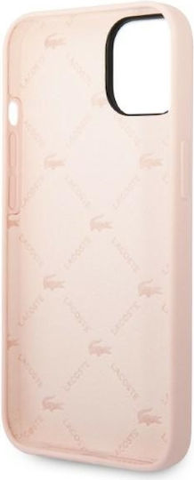 Lacoste Silicone Silicone Umschlag Rückseite Silikon Light Pinkαι (iPhone 14 Plus)