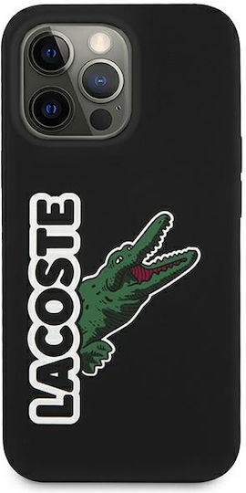 Lacoste Head Crocodile Back Cover Σιλικόνης Μαύρο (iPhone 13 Pro Max)