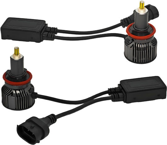 Lămpi Autoturismului H11 / H16 Canbus LED 5500K Alb rece 2buc