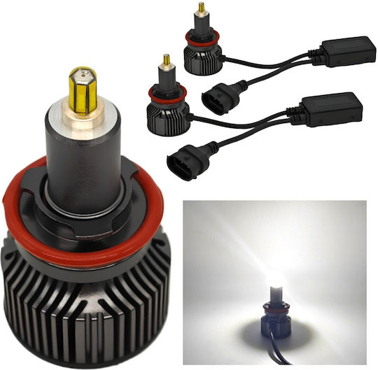 Lămpi Autoturismului H11 / H16 Canbus LED 5500K Alb rece 2buc