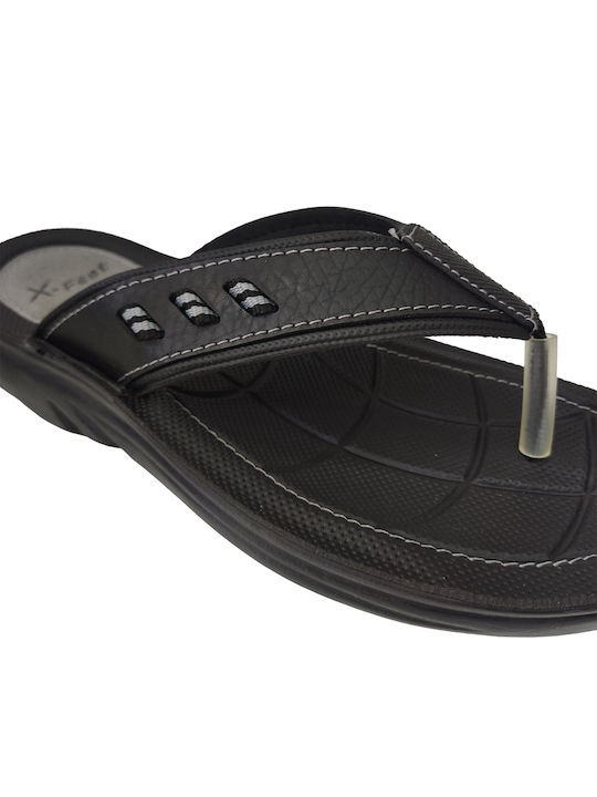 Slapi Bărbați Flip Flops Anatomici Negri