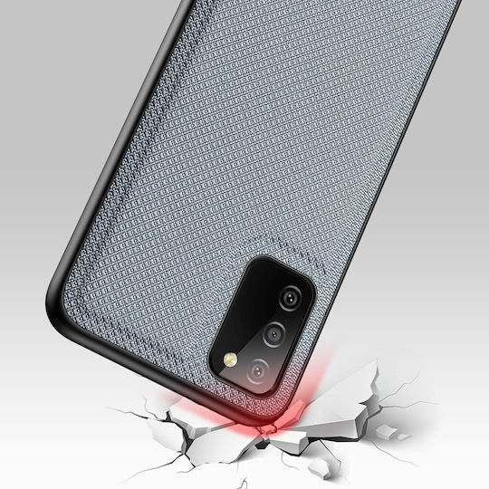 Dux Ducis Fino Back Cover Πλαστικό / Σιλικόνης / Υφασμάτινο Γκρι (Galaxy A02s)