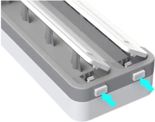 Rollenspender An der Wand montiert Blau LY3131B